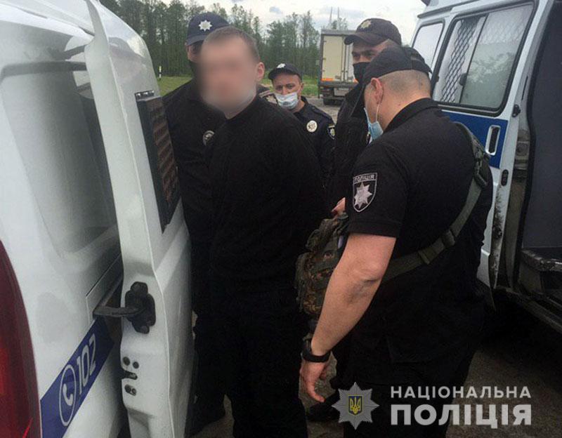 Задержанный украинец