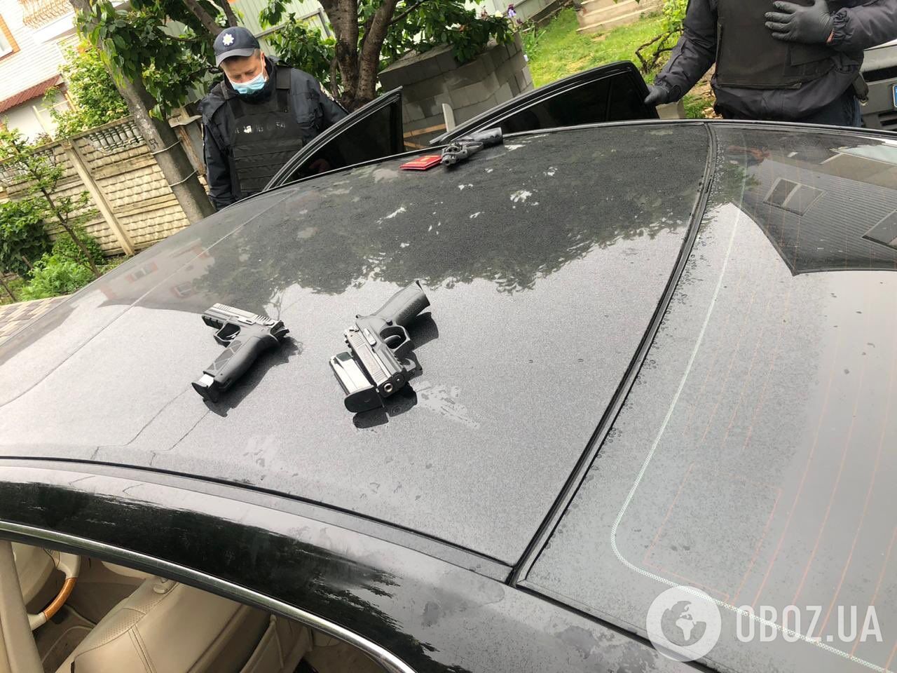 Задержание нападавших в Броварах