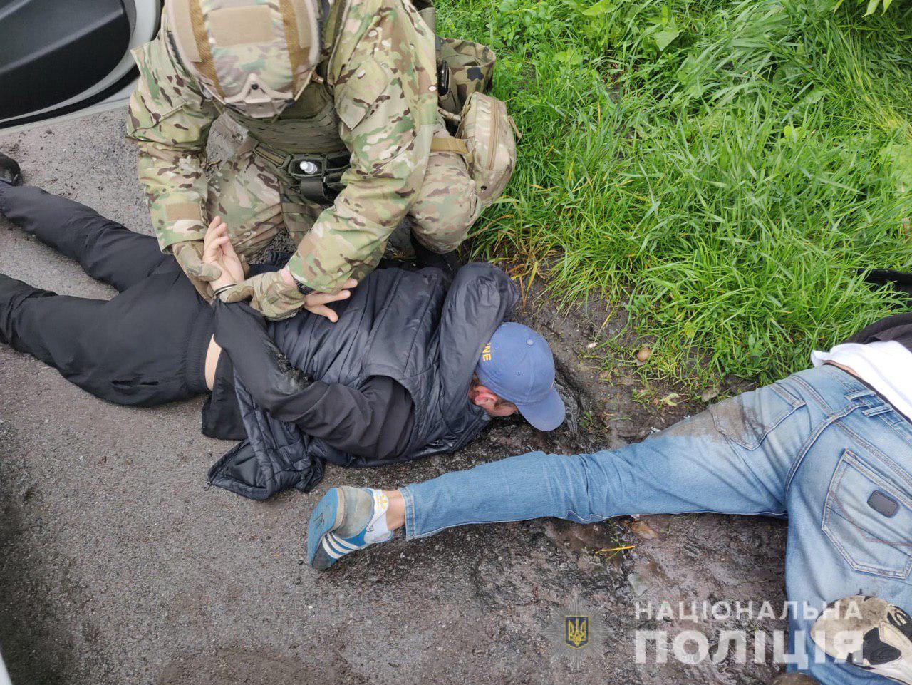 Задержание подозреваемых в Винницкой области