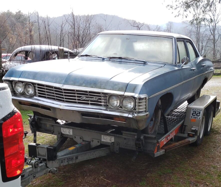 Chevrolet Impala 1967 оказалась настоящей жертвой