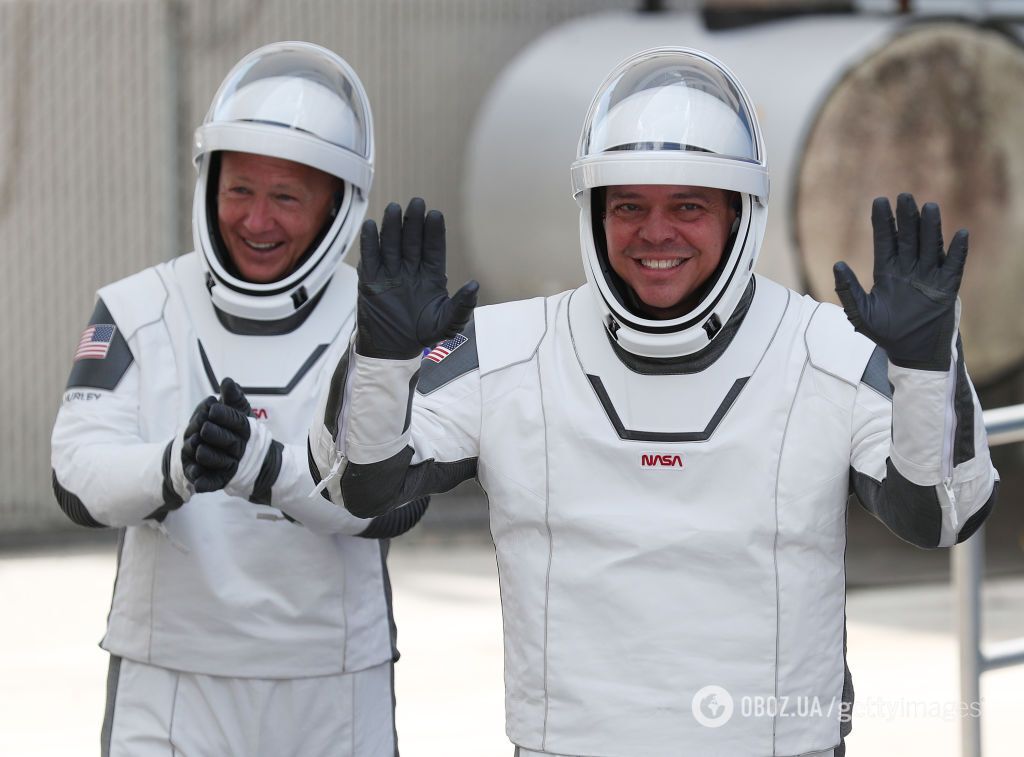 Астронавты NASA Даглас Херли и Роберт Бенкен