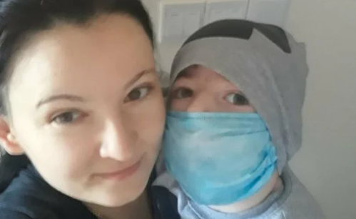 Ольга Роїк з сином