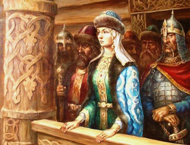 Княгиня Ольга с войском