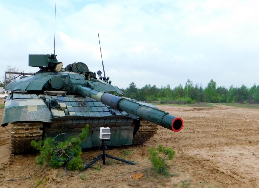 Испытание модернизированного Т-72