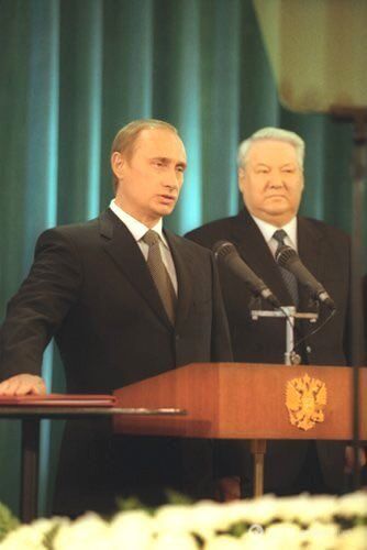 Путин на инаугурации в 2000 году
