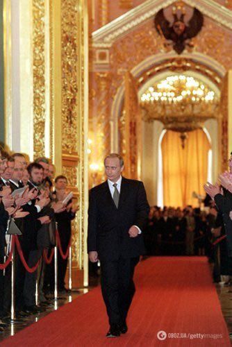 Путин на инаугурации в 2000 году