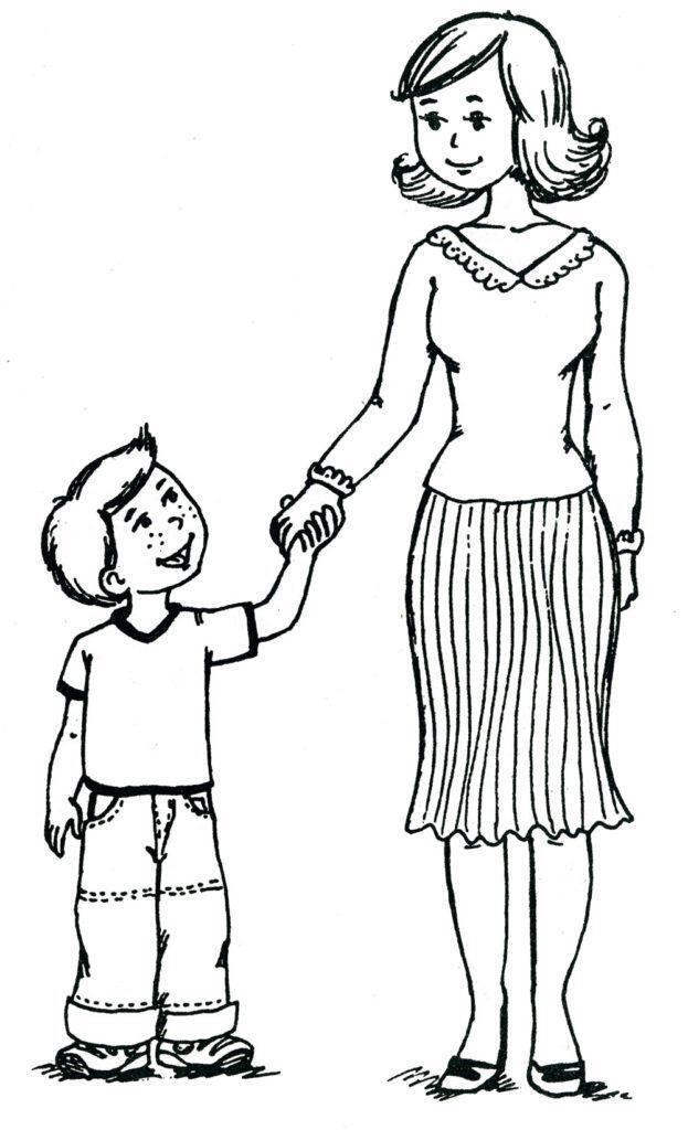 Рисунок маме от сына на День матери