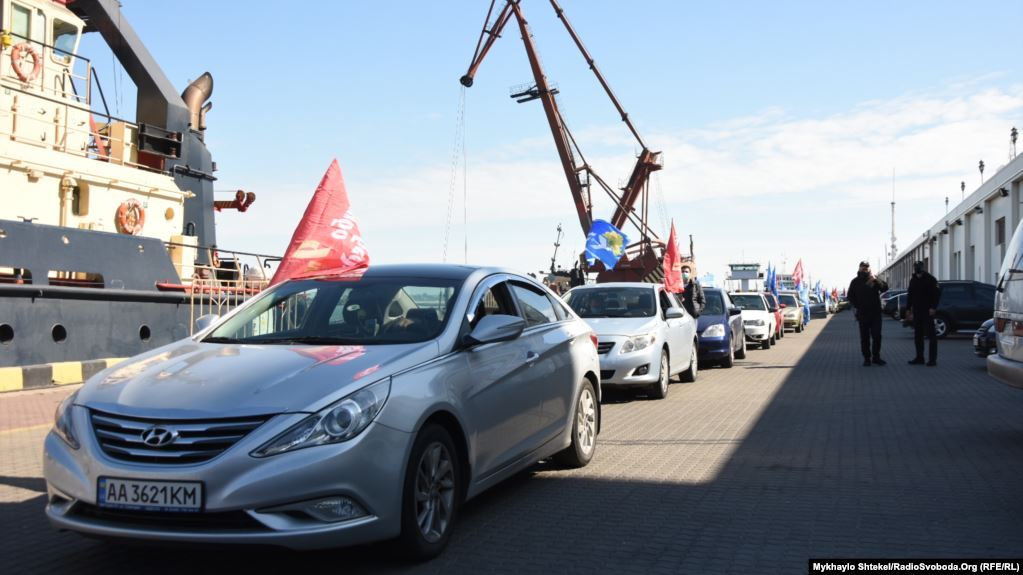 Автопробег в Одессе на 9 мая