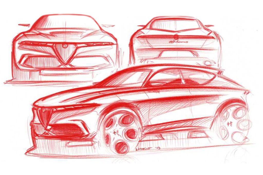 Ескізи майбутнього кросовера Alfa Romeo