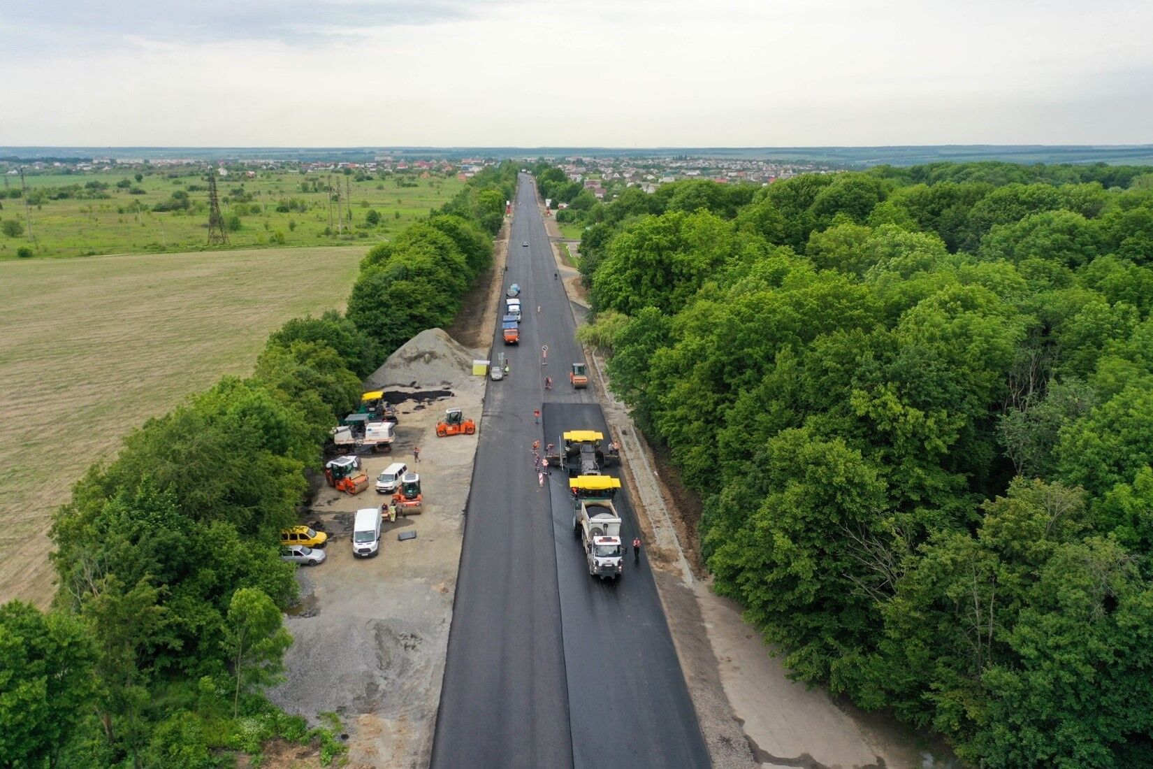 На Виннитчине идет президентское "Велике будівництво" международного транспортного коридора GO Highway – Голик