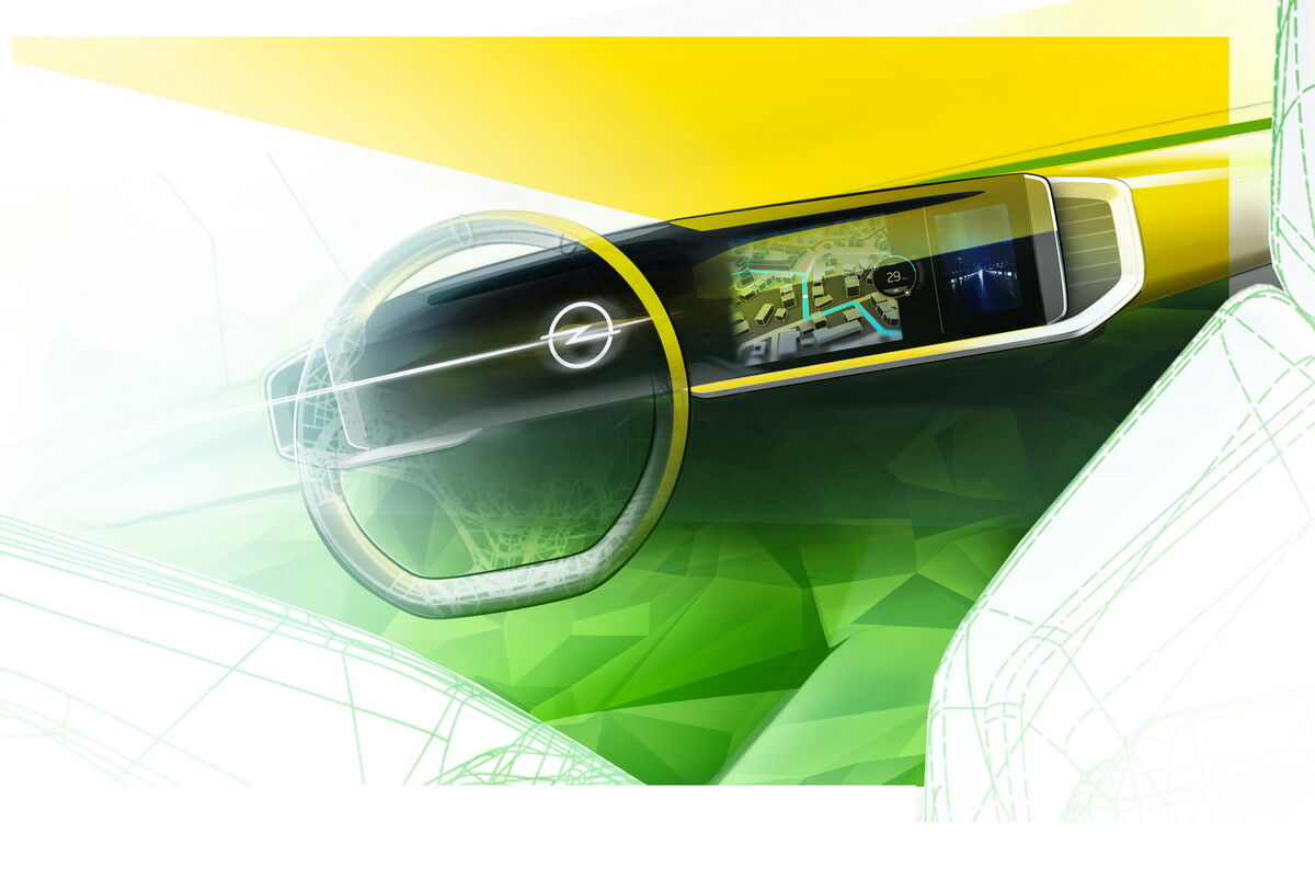 Opel Mokka первой получит новую приборную панель Opel Pure Panel