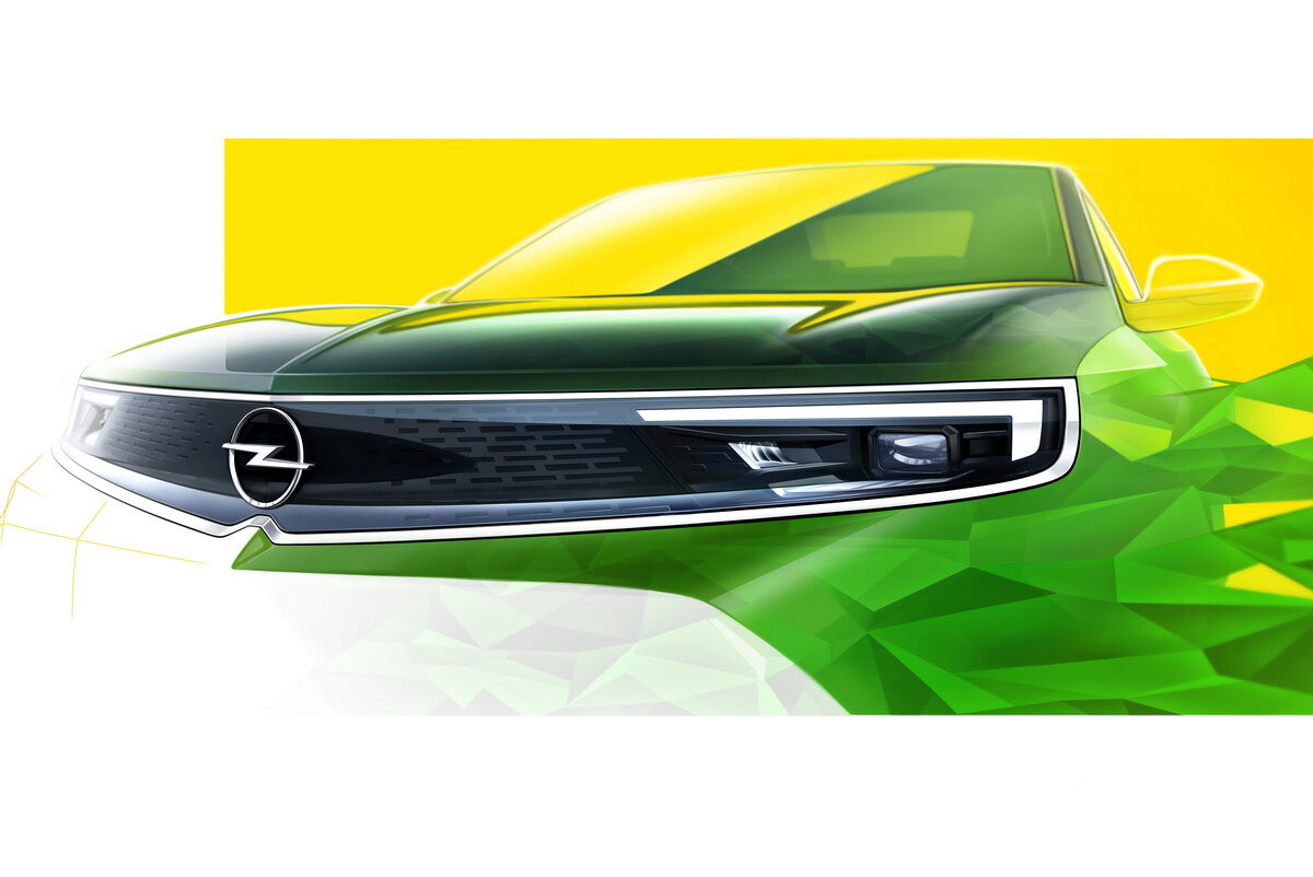 Фирменный рендер Opel Mokka нового поколения