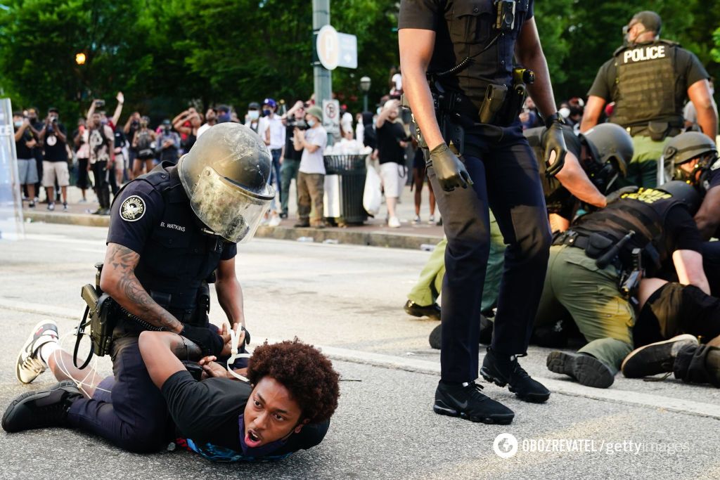 Протесты в Атланте