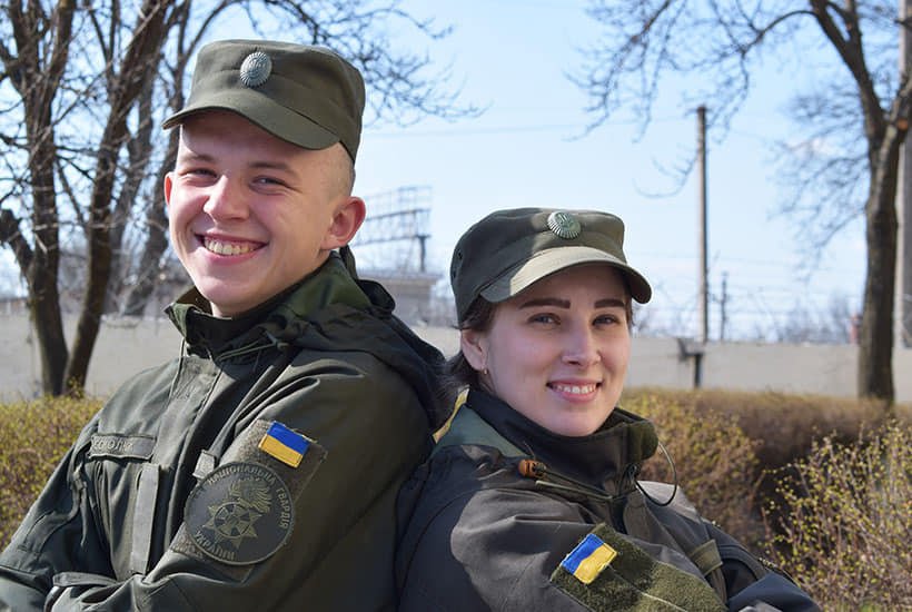 Андрей и Валентина Соколюк пошли в Нацгвардию после смерти их брата на фронте