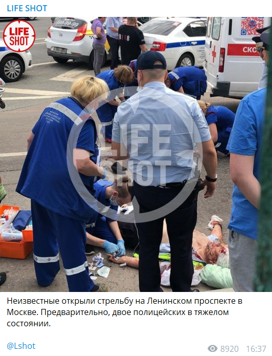 В Москве произошла перестрелка между таксистом и полицейскими