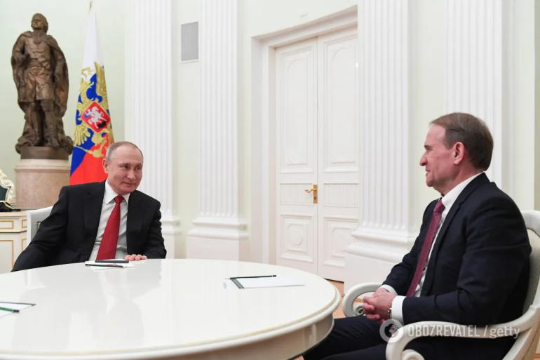 Путин и Медведчук в Кремле