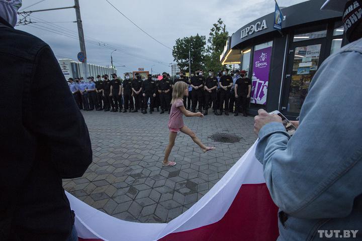 Задержания во время протестов в Беларуси