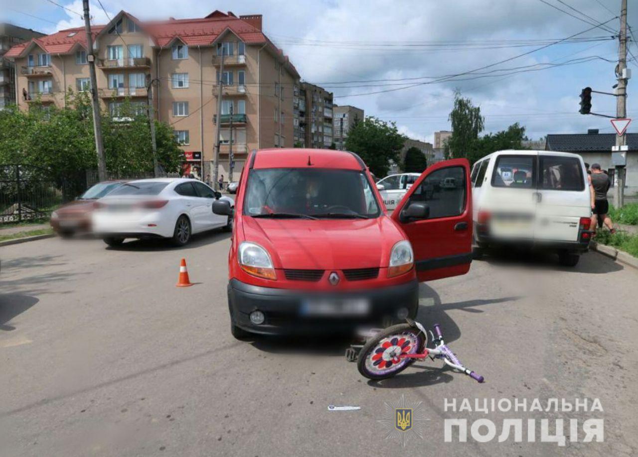 У Коломиї збили дитину. (Джерело фото: Національна поліція в Івано-Франківській області)