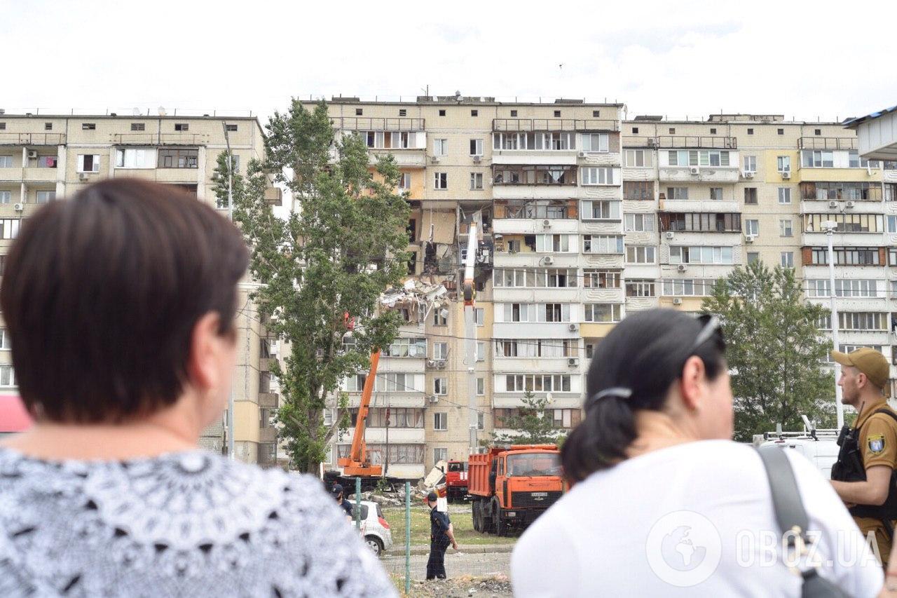 Дом может упасть: очевидцы взрыва газа в Киеве поделились подробностями. Фоторепортаж