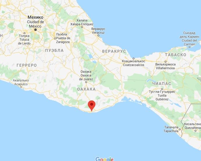 В Мексике произошло землетрясение магнитудой 7,4