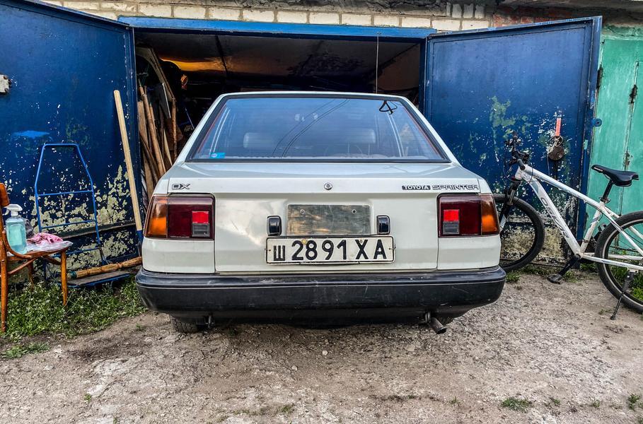 Старую Toyota Corolla времен СССР нашли в Харькове.