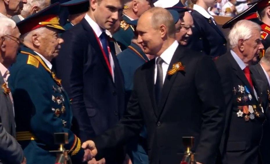 Путін вітає ветеранів