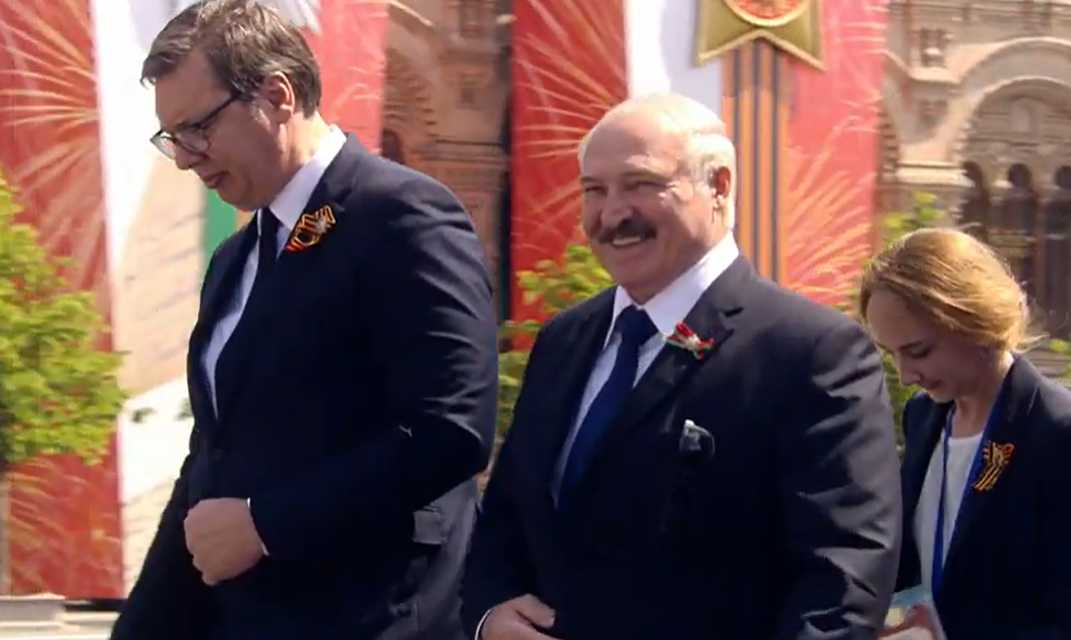 Лукашенко на параді