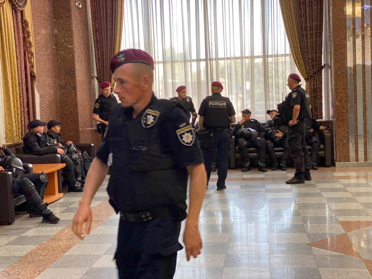 Правоохранители в апелляционном суде Киева