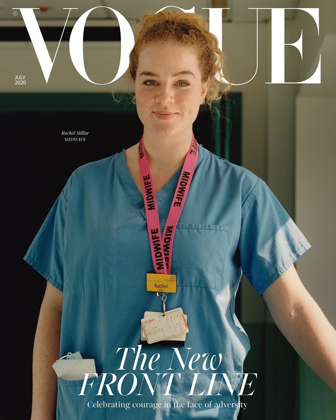 Продавщица и машинистка: Vogue представили неожиданные обложки журнала