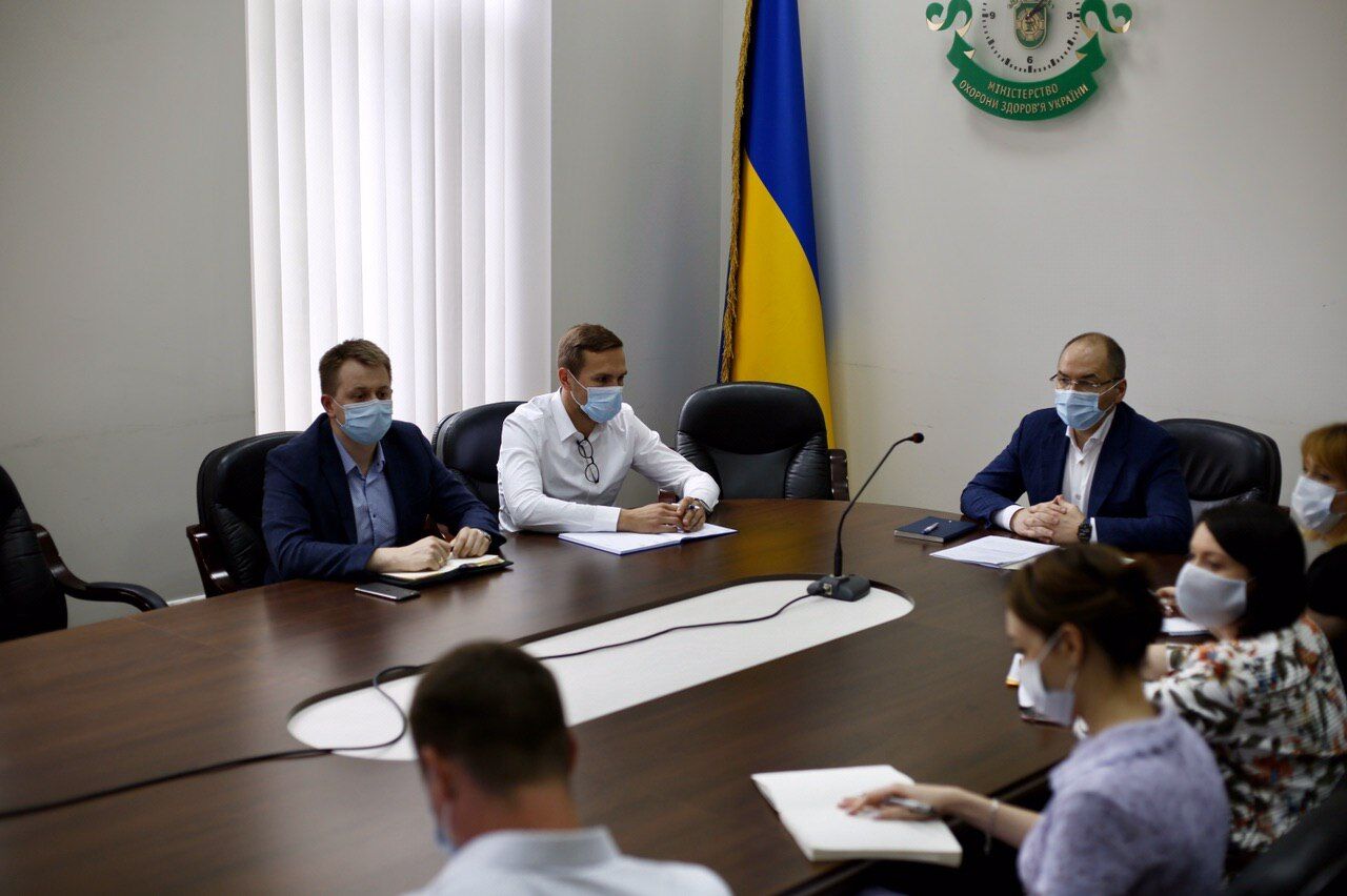 Степанов провів зустріч із послами "Великої сімки", обговорювали COVID-19 в Україні. Фото – Facebook Степанова.