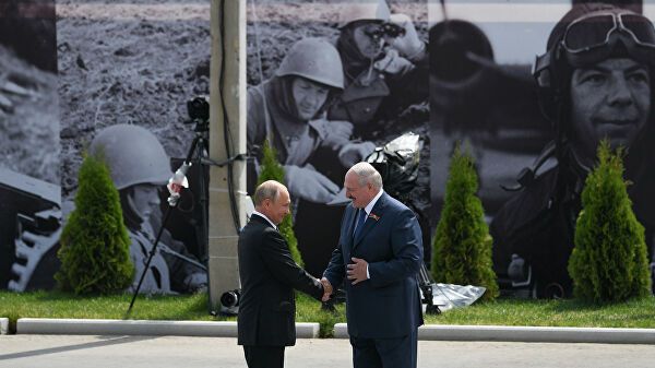 Путин и Лукашенко встретились в Ржеве