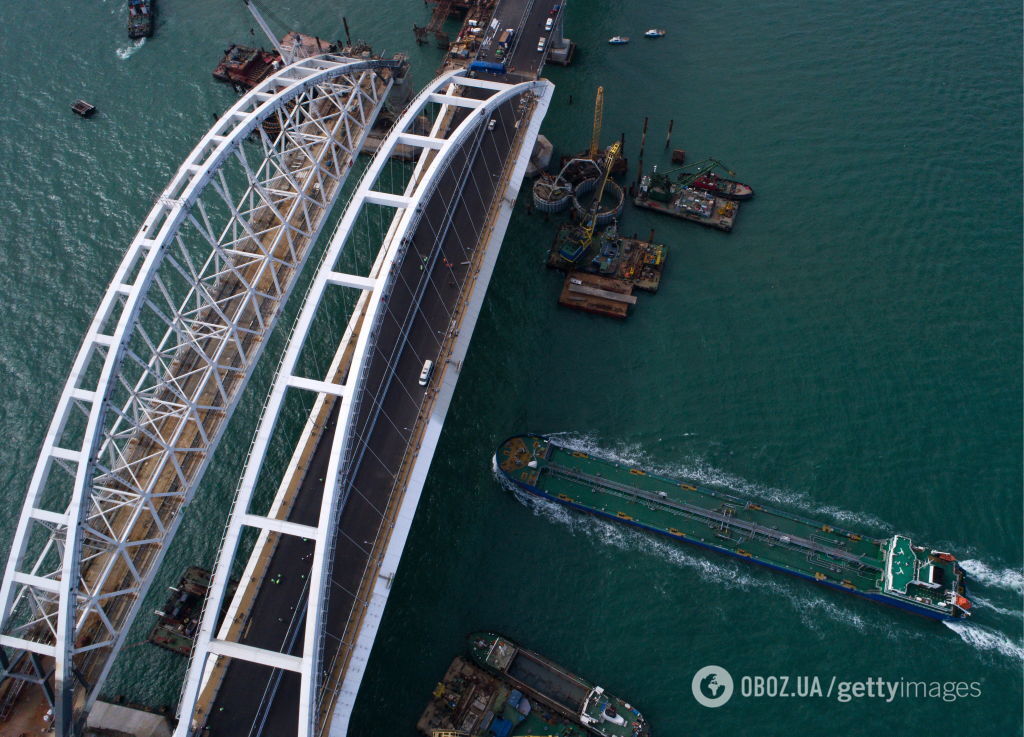 Если Крымский мост рухнет, пострадает все судоходство Азовского моря