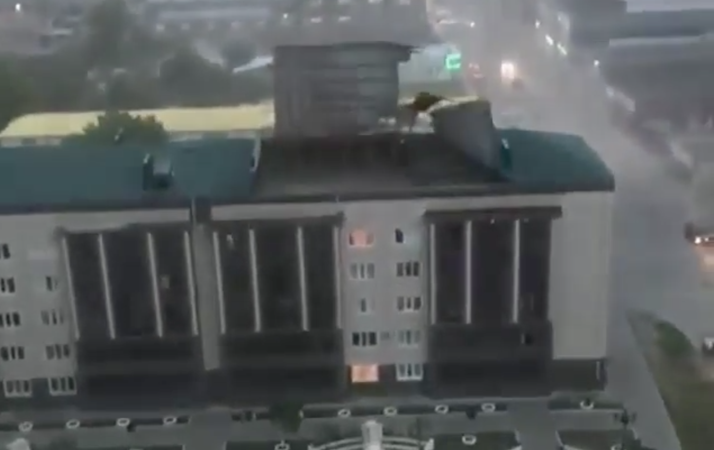 Ураган в Чечне