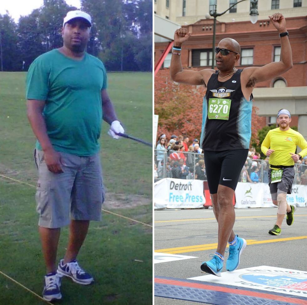 Нейт Морган до і після схуднення