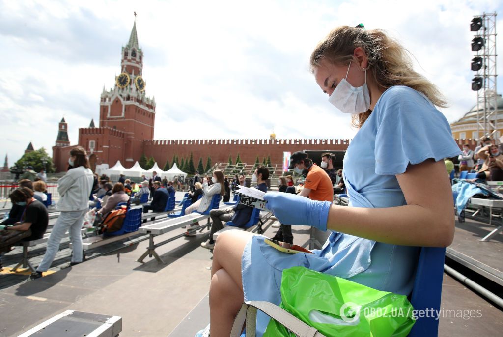 Росія в розпал пандемії відкрила ярмарок на Красній площі