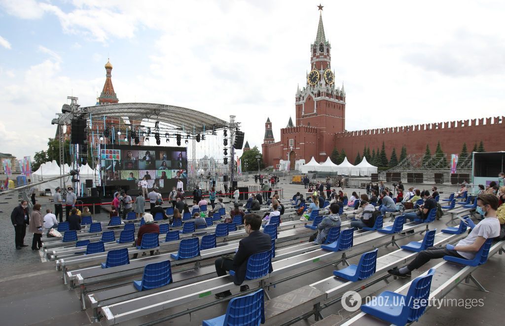 Россия в разгар пандемии открыла ярмарку на Красной площади
