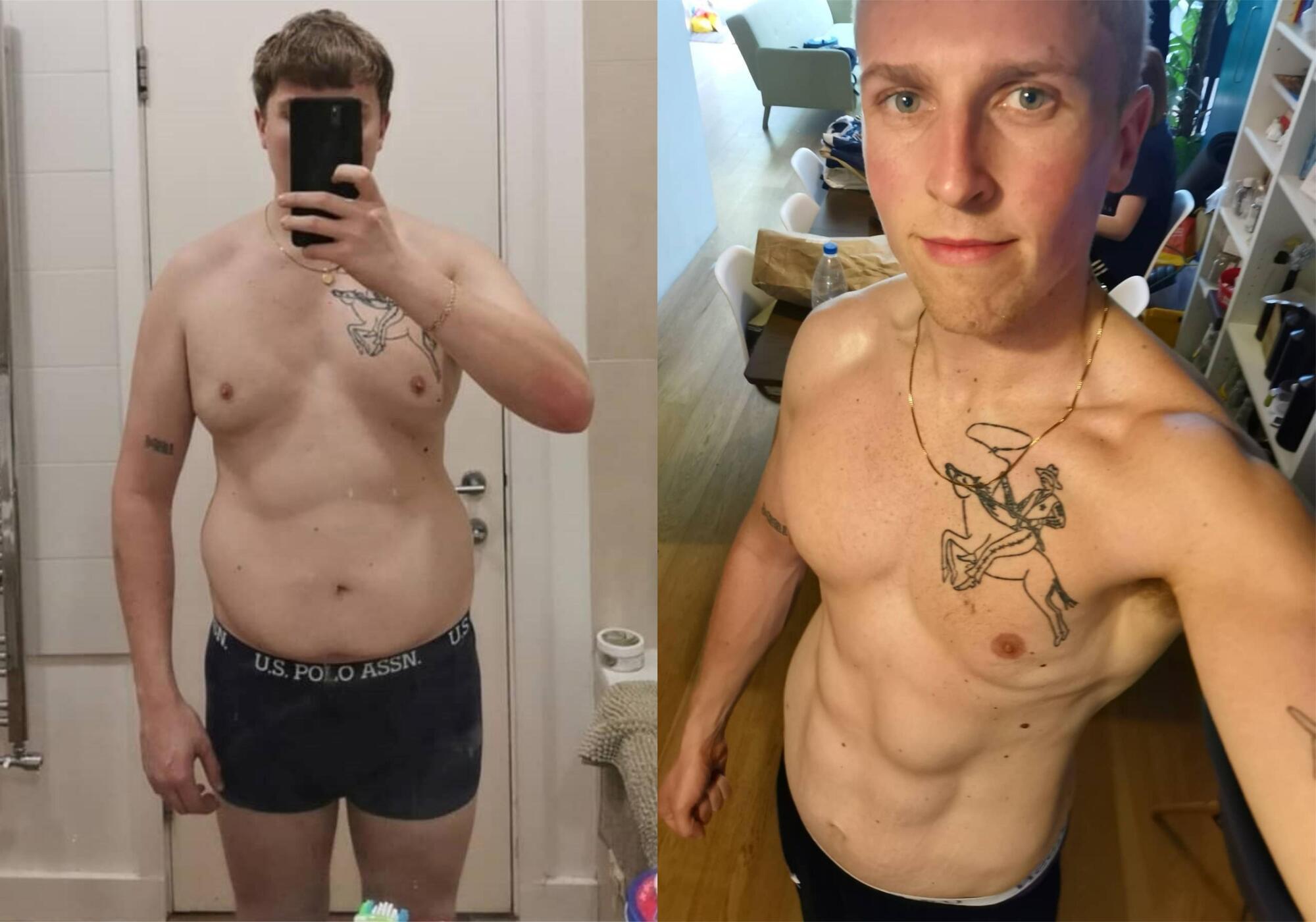 Харлі Квірк до і після