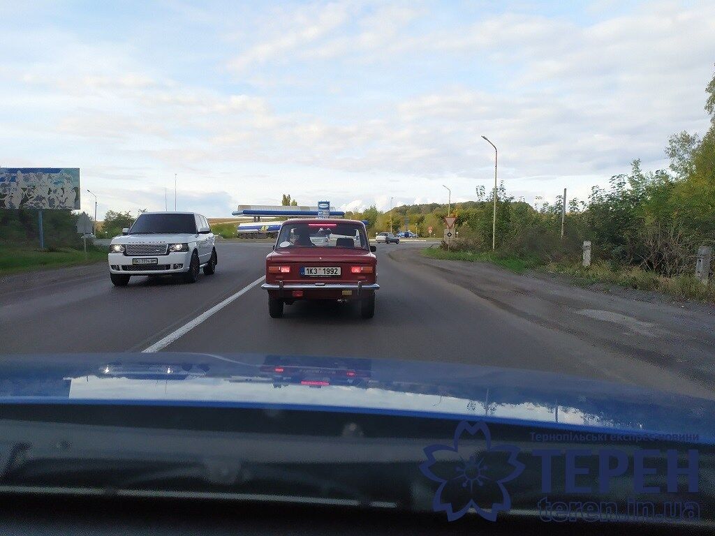ВАЗ-2101 на єврономерах, яку зловили в Тернопільській області