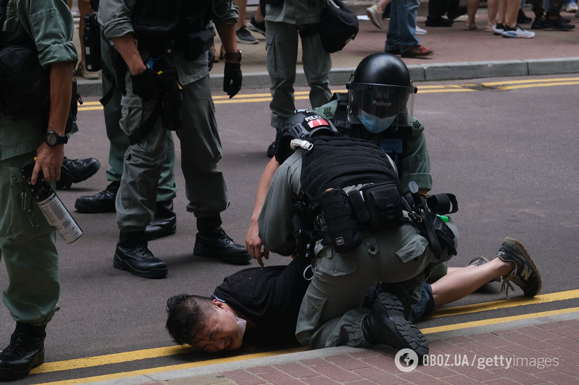 У Гонконзі поліція розігнала тисячний мітинг