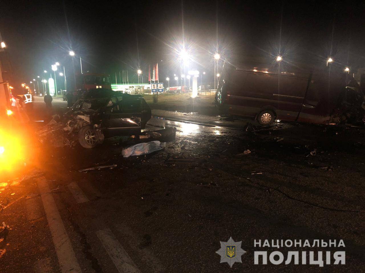 Смертельна ДТП у Дніпрі з вантажівкою. Фото пресслужби ГУ НП в Дніпропетровській області