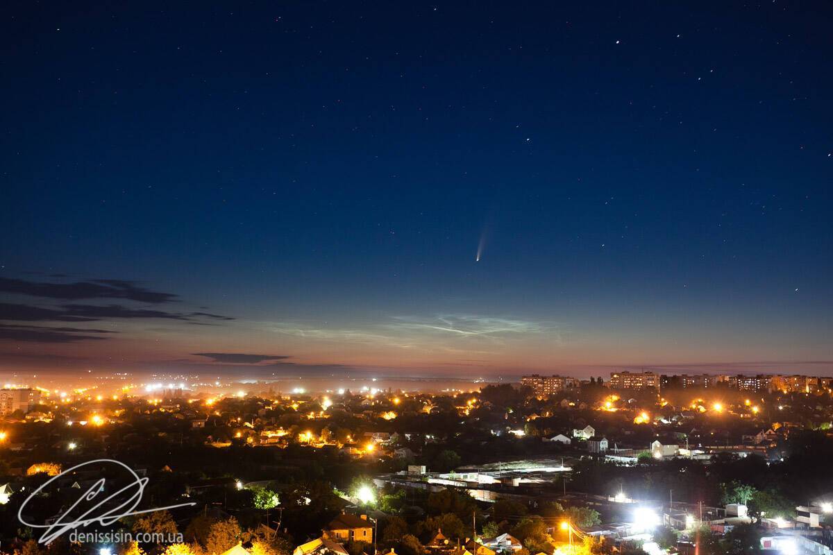 Комета C/2020 F3 над Миколаєвом