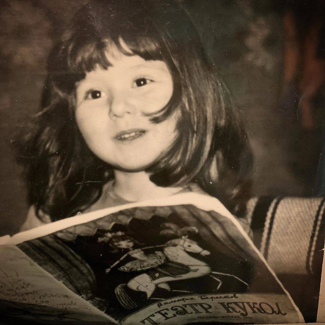 Юлия Куварзина в детстве