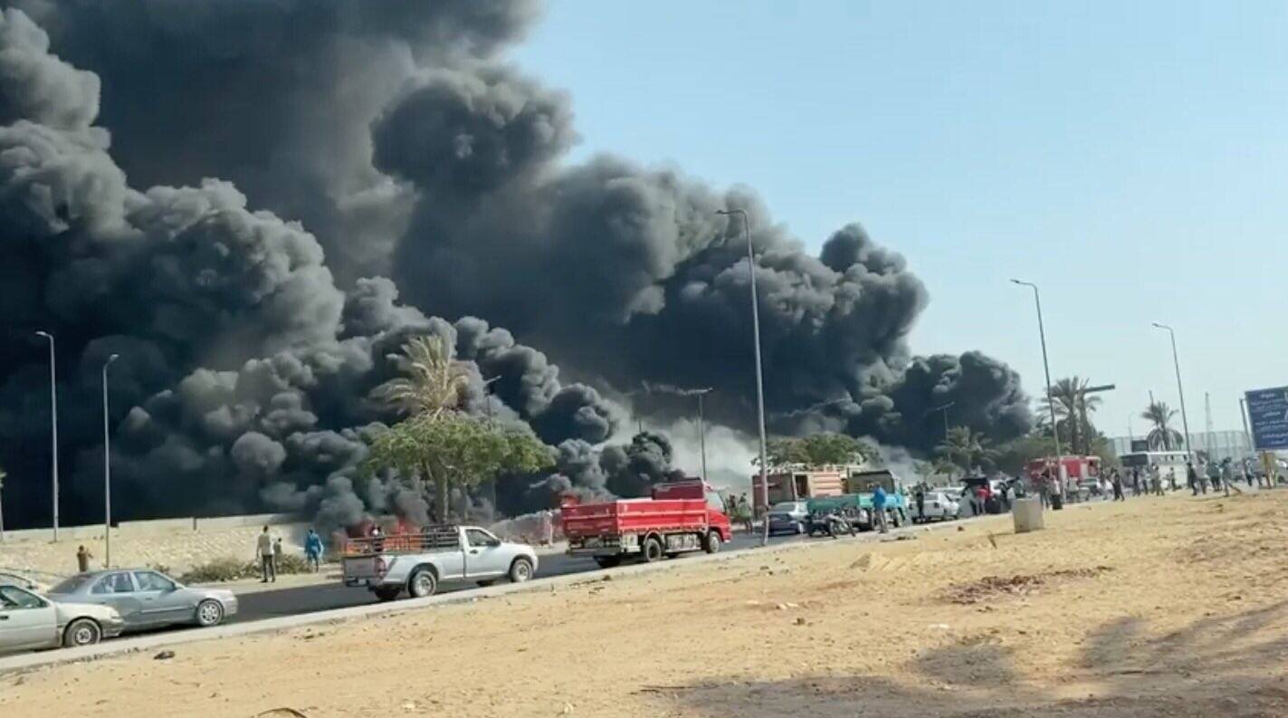 ЧП на нефтепроводе в Египте.
