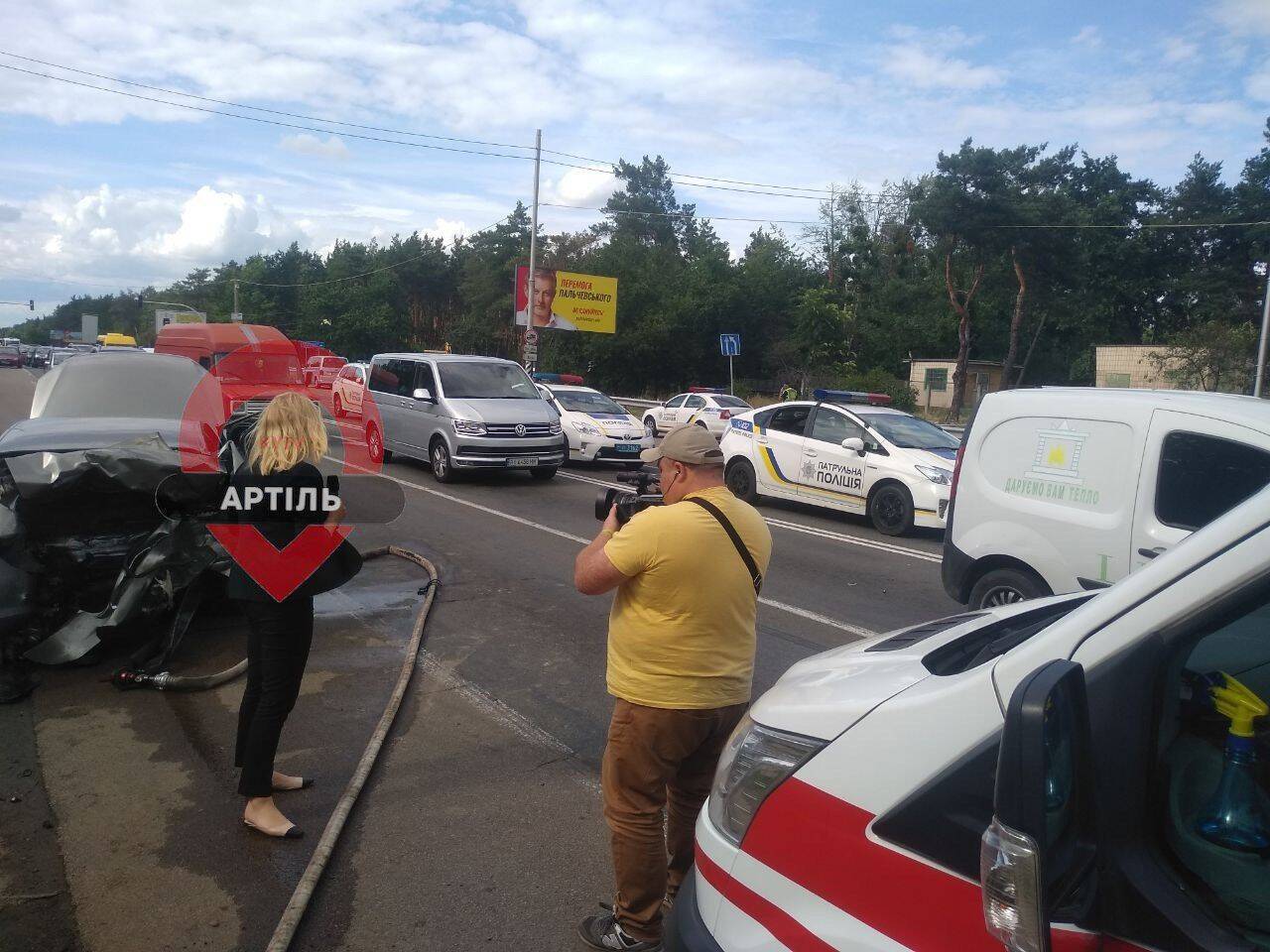 У Києві на Столичному шосе, де у ДТП загинула сім'я, трапилася нова аварія