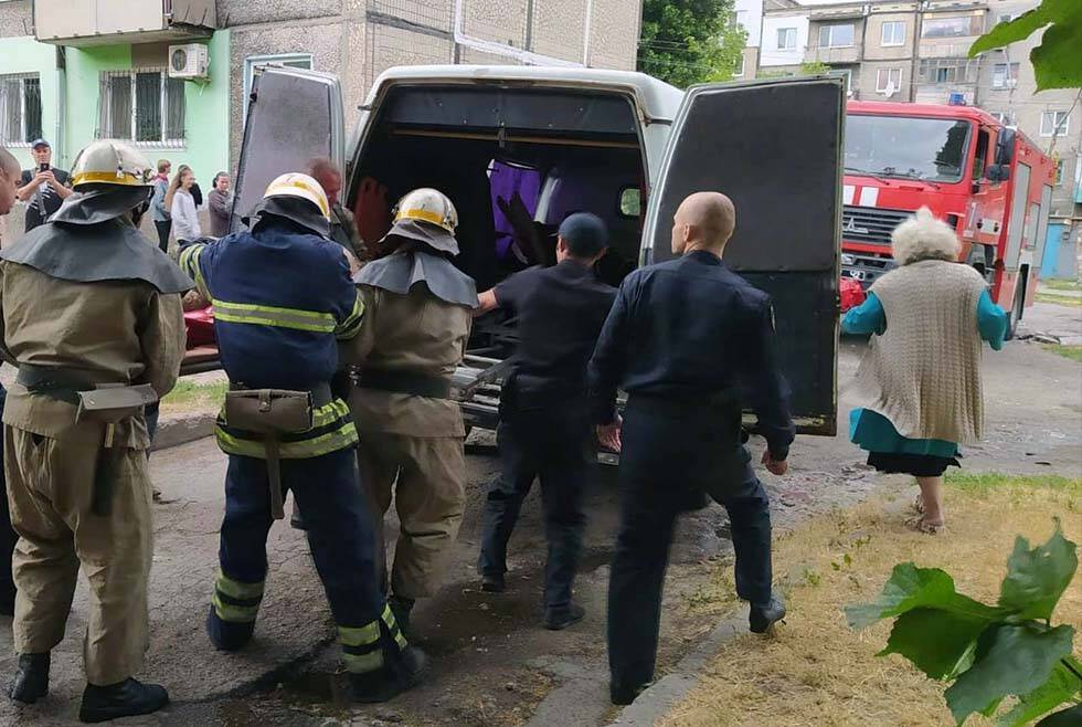 Пожежа під Дніпром