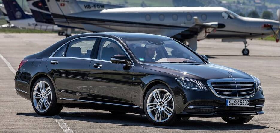 Актуальний Mercedes S-class W222.