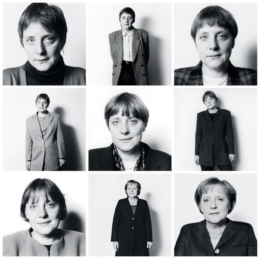 Ангела Меркель с 1991 по 2014 год
