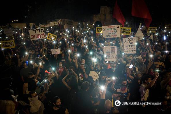 В Израиле прошел массовый протест