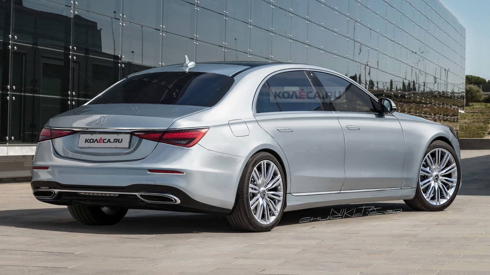 Дизайнер показав правдоподібну зовнішність Mercedes S-class W223.