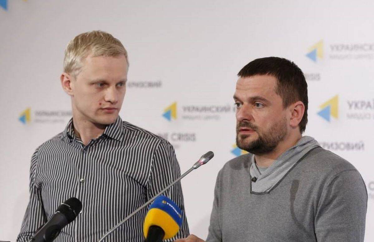 Віталій Шабунін (ліворуч) і Дмитро Шерембей (праворуч).